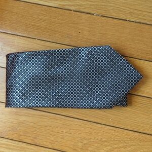 Sean John Blue and Silver Geometric Tie
